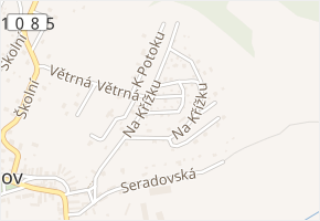 Ořechová v obci Ondřejov - mapa ulice