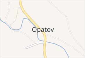 Opatov v obci Opatov - mapa části obce