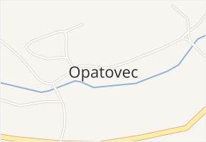 Opatovec v obci Opatovec - mapa části obce