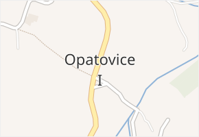 Opatovice I v obci Opatovice I - mapa části obce