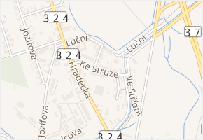 Ke struze v obci Opatovice nad Labem - mapa ulice