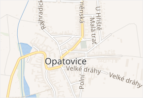 Hořavova v obci Opatovice - mapa ulice