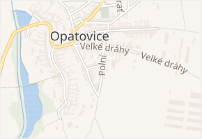 Polní v obci Opatovice - mapa ulice