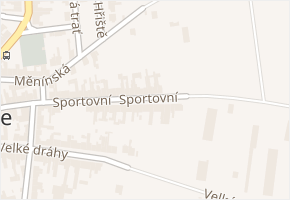 Sportovní v obci Opatovice - mapa ulice