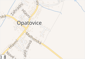 Stodolní v obci Opatovice - mapa ulice