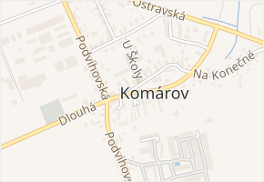 Dlouhá v obci Opava - mapa ulice