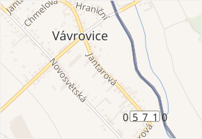 Jantarová v obci Opava - mapa ulice