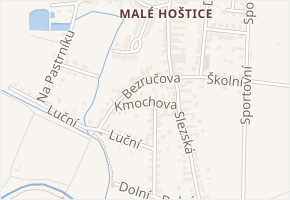 Kmochova v obci Opava - mapa ulice