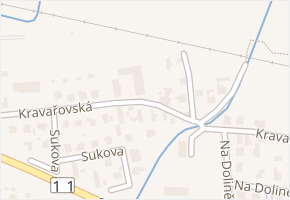 Kravařovská v obci Opava - mapa ulice