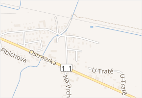 Na Dolině v obci Opava - mapa ulice
