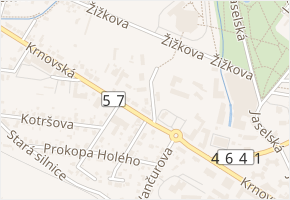 Na Hranicích v obci Opava - mapa ulice