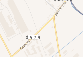 Obecní v obci Opava - mapa ulice