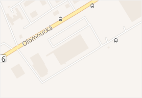 Olomoucká v obci Opava - mapa ulice