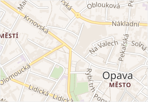 Pavlíkova v obci Opava - mapa ulice