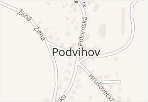 Podvihov v obci Opava - mapa městské části
