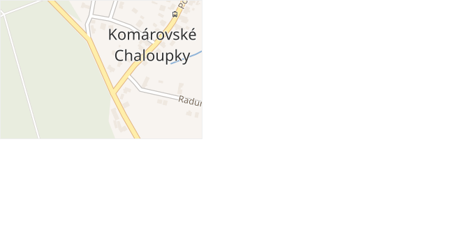Raduňská v obci Opava - mapa ulice