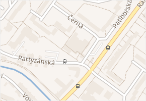 Ratibořská v obci Opava - mapa ulice