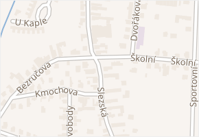 Slezská v obci Opava - mapa ulice