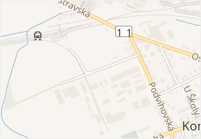 Tovární v obci Opava - mapa ulice