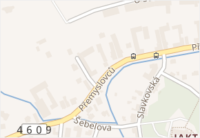 U Pevnůstky v obci Opava - mapa ulice