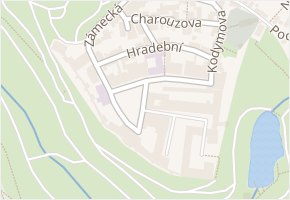 Trčkovo nám. v obci Opočno - mapa ulice