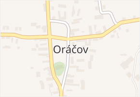Oráčov v obci Oráčov - mapa části obce