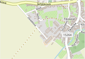 Zavadilova v obci Ořechov - mapa ulice
