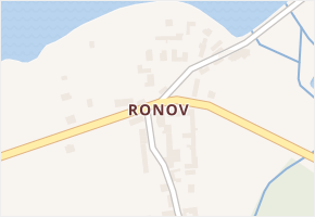Ronov v obci Ořechov - mapa části obce