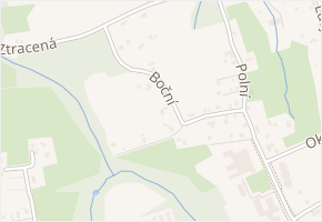 Boční v obci Orlová - mapa ulice