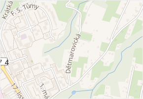 Dětmarovická v obci Orlová - mapa ulice