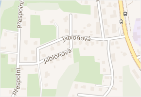 Jabloňová v obci Orlová - mapa ulice