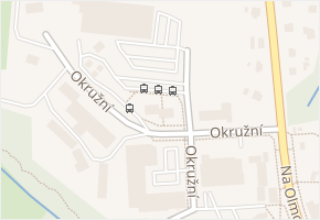 Na Olmovci v obci Orlová - mapa ulice