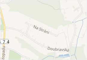 Na Stráni v obci Orlová - mapa ulice