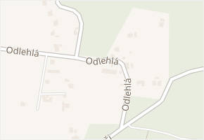 Odlehlá v obci Orlová - mapa ulice