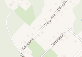 Okrajová v obci Orlová - mapa ulice