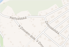 Petřvaldská v obci Orlová - mapa ulice