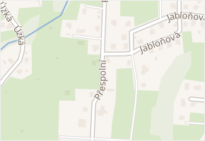 Přespolní v obci Orlová - mapa ulice