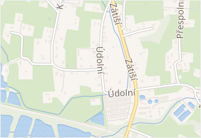 Údolní v obci Orlová - mapa ulice