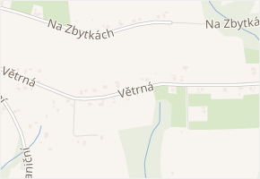 Větrná v obci Orlová - mapa ulice
