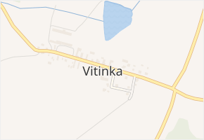 Vitinka v obci Osek - mapa části obce