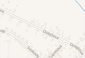 Dolejšova v obci Osek - mapa ulice