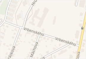 Vrbenského v obci Osek - mapa ulice