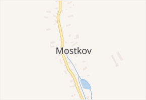 Mostkov v obci Oskava - mapa části obce