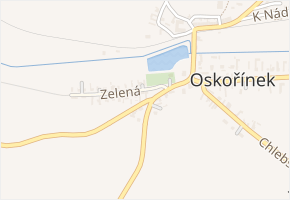 Všechlapská v obci Oskořínek - mapa ulice