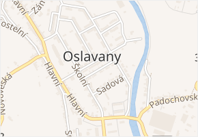Dukelská v obci Oslavany - mapa ulice