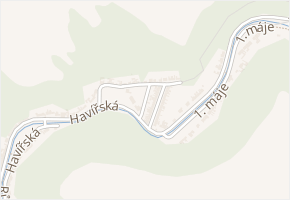 Na Stříbře v obci Oslavany - mapa ulice