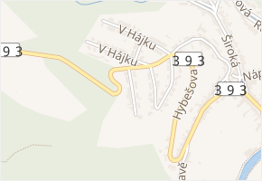 Na Vyhlídce v obci Oslavany - mapa ulice