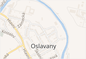 Sportovní v obci Oslavany - mapa ulice