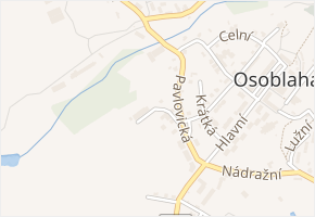 K Pekárně v obci Osoblaha - mapa ulice