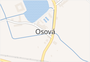 Osová v obci Osová Bítýška - mapa části obce